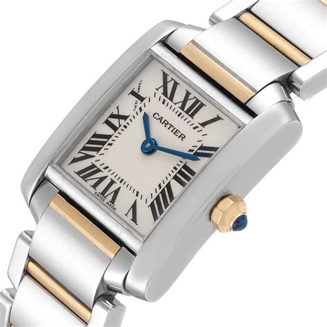 cartier tank francaise bicolor|cartier tank française small.